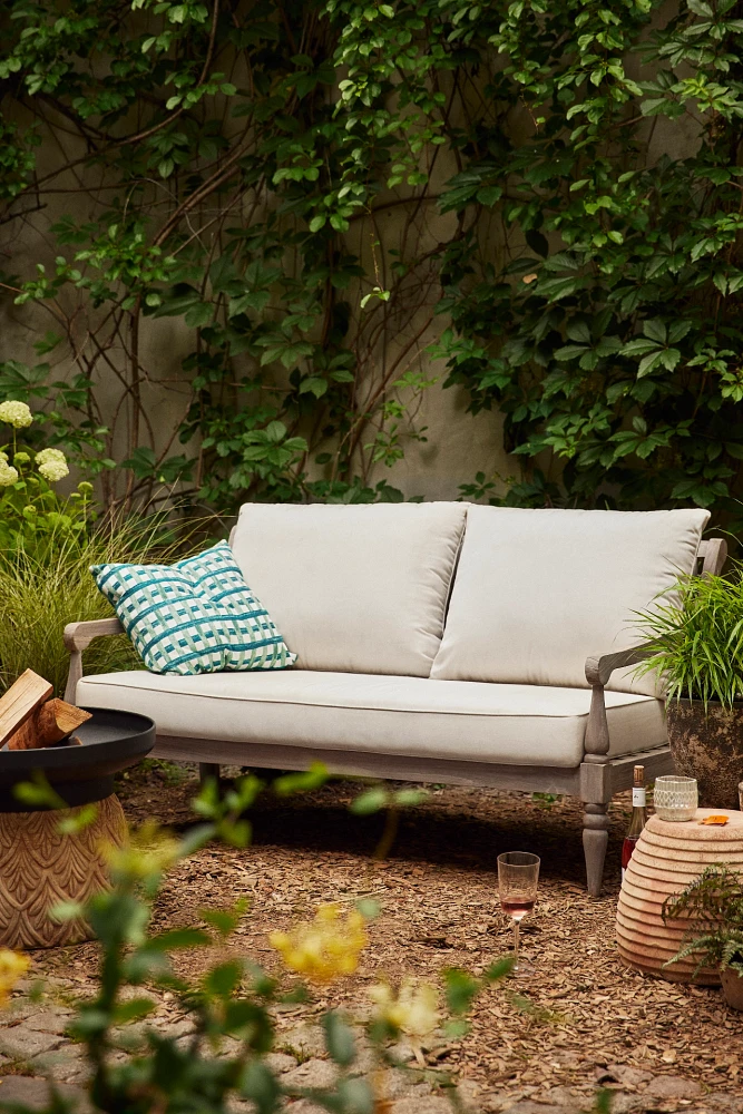 Shoreham Teak Two Seat Sofa