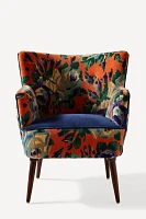 Velvet Tanya Petite Accent Chair