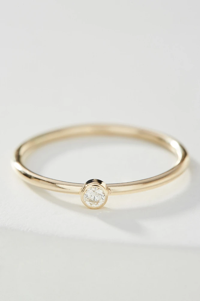 Maya Brenner 14K Yellow Gold Birthstone Ring