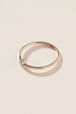 Maya Brenner 14K White Gold Birthstone Ring