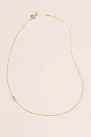 Maya Brenner 14k Gold Asymmetrical Numeral Necklace