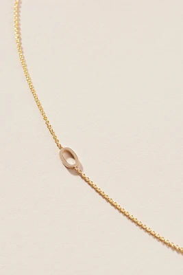 Maya Brenner 14k Gold Asymmetrical Numeral Necklace