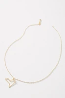 Maya Brenner 14k Gold State Pendant Necklace