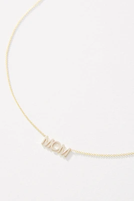 Maya Brenner 14k Gold Mom Necklace