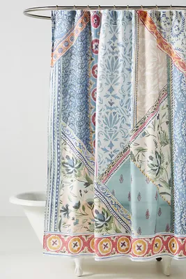 Aurelie Organic Cotton Shower Curtain
