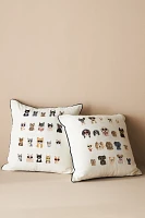 Rifle Paper Co. x Loloi Dog Days Embroidered Pillow