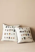 Rifle Paper Co. x Loloi Dog Days Embroidered Pillow