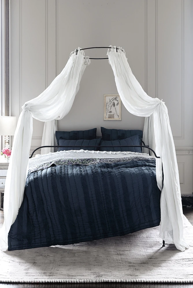 Campaign Canopy Bed