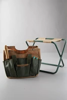 Canvas Carry-All Garden Stool