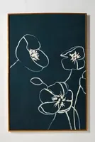 Floral Triptych Wall Art