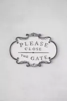 Please Close the Gate Sign