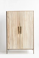 Rulo Reclaimed Spalted Oak Armoire