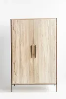 Rulo Reclaimed Spalted Oak Armoire