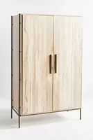 Rulo Reclaimed Spalted Oak Armoire