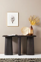 Kalle Sculptural Oak Console