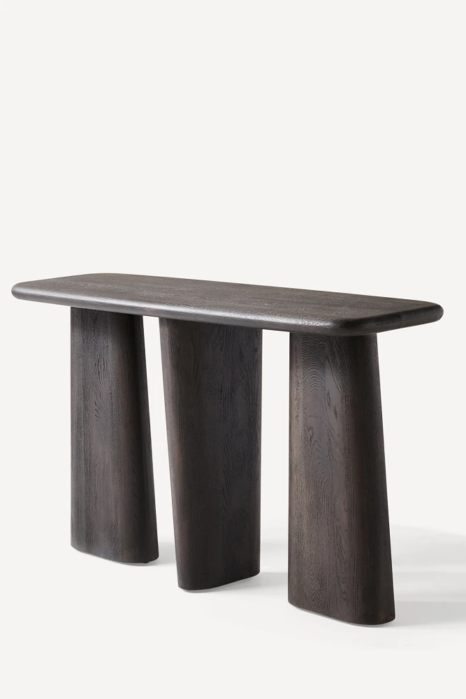 Kalle Sculptural Oak Console