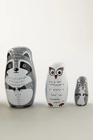 Polar Bear Matryoshka Nesting Dolls