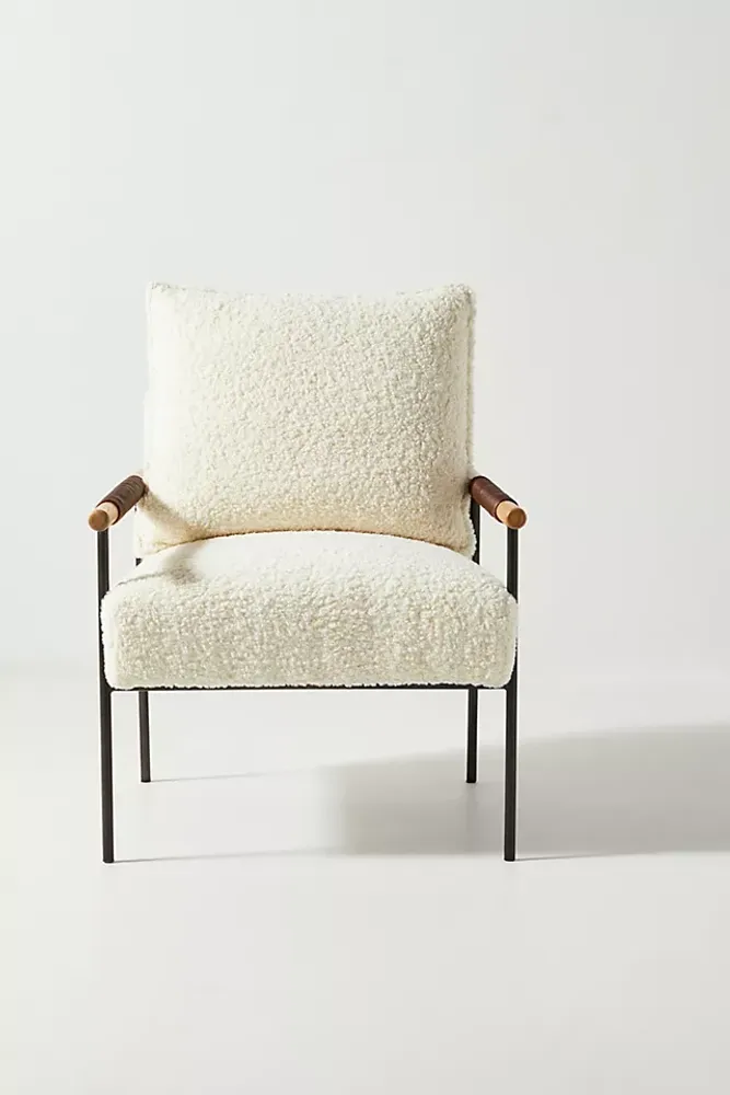 Sherpa Bouclé Atticus Armchair