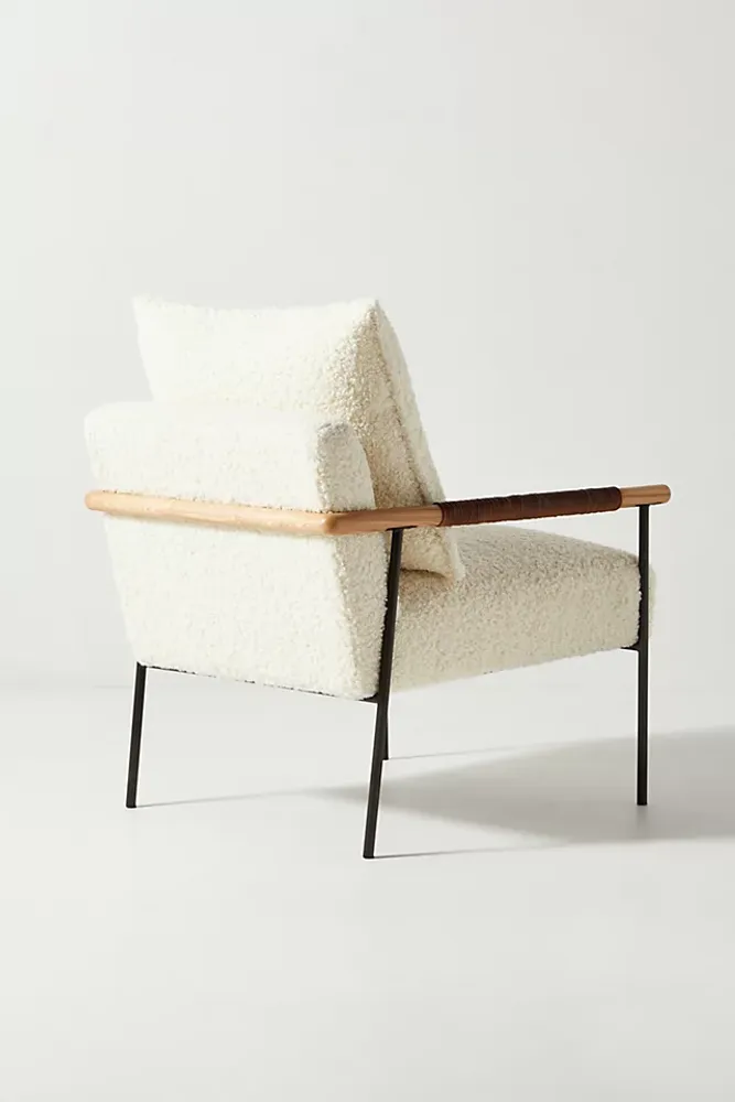 Sherpa Bouclé Atticus Armchair