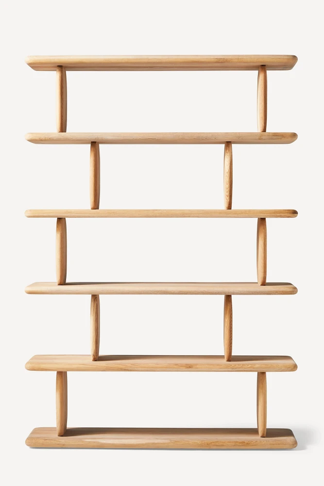 Kalle Sculptural Oak Bookshelf