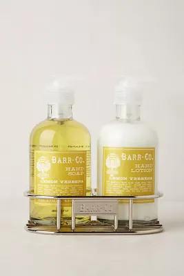 Barr-Co. Lemon Verbena Hand & Body Caddy Set