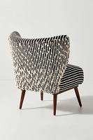 Chunky Woven Petite Accent Chair