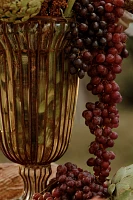 Fluted Glass + Iron Vase