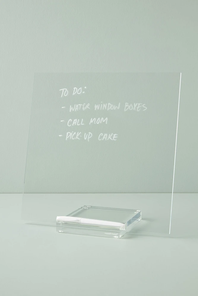 Acrylic Dry Erase Memo Tablet