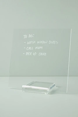 Acrylic Dry Erase Memo Tablet