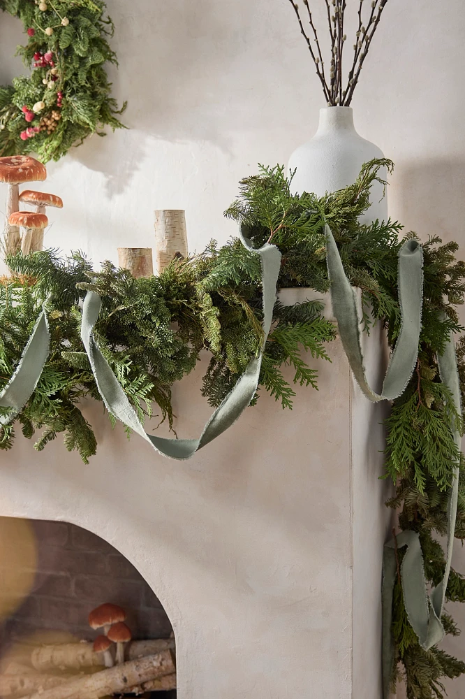 Fresh Juniper + Noble Fir Garland