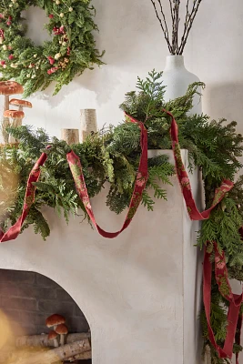 Fresh Juniper + Noble Fir Garland