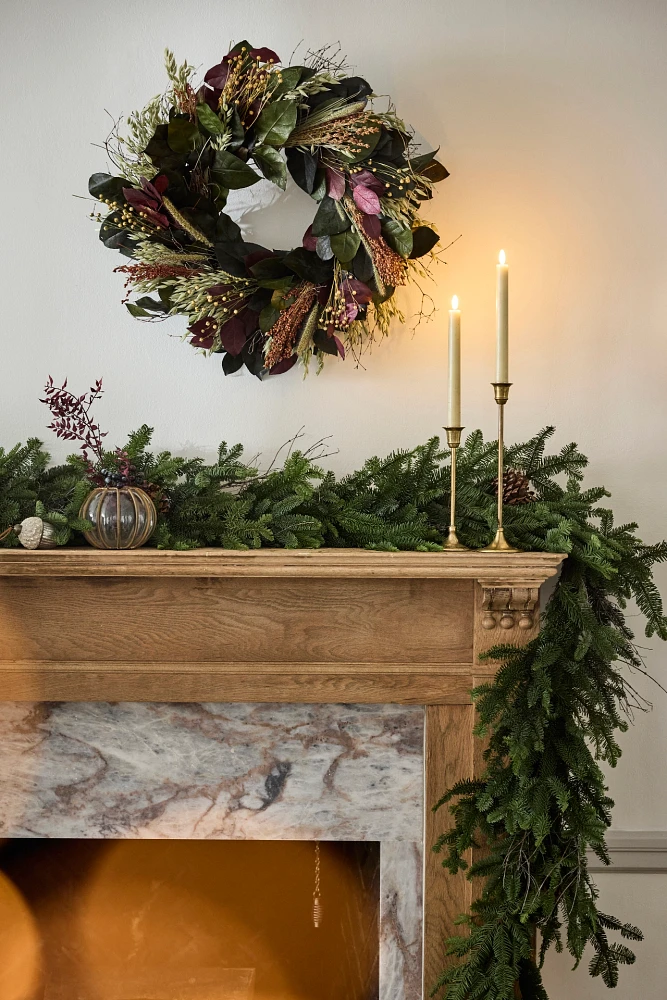 Fresh Juniper + Noble Fir Garland