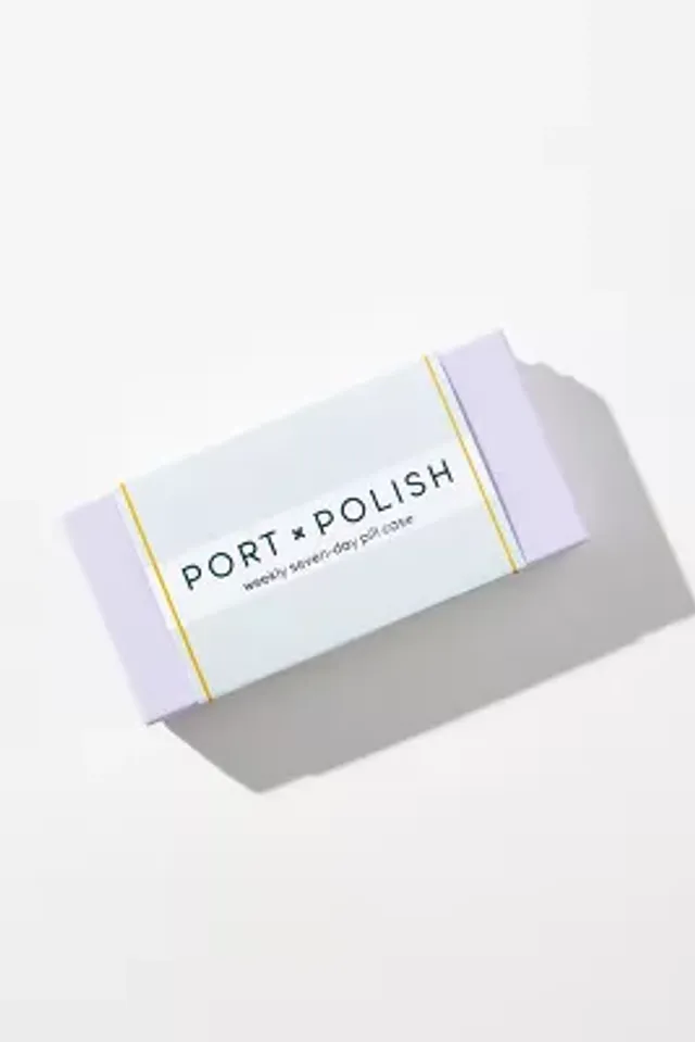 Port and Polish  Sleek, modern pill boxes
