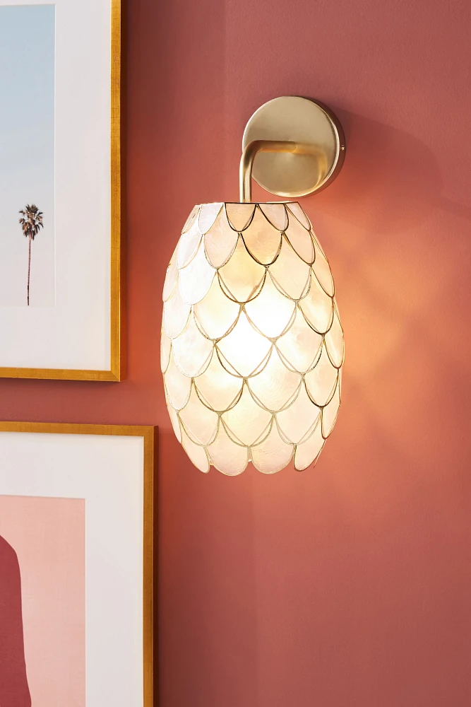 Phillipa Capiz Sconce