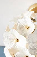 June Capiz Floral Flush Mount