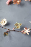 Gilded Botanicals Iron + Velvet Garland, Small