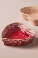 Heart-Shaped Stoneware Ramekin