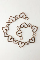 Grapevine Hearts Garland