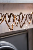 Grapevine Hearts Garland