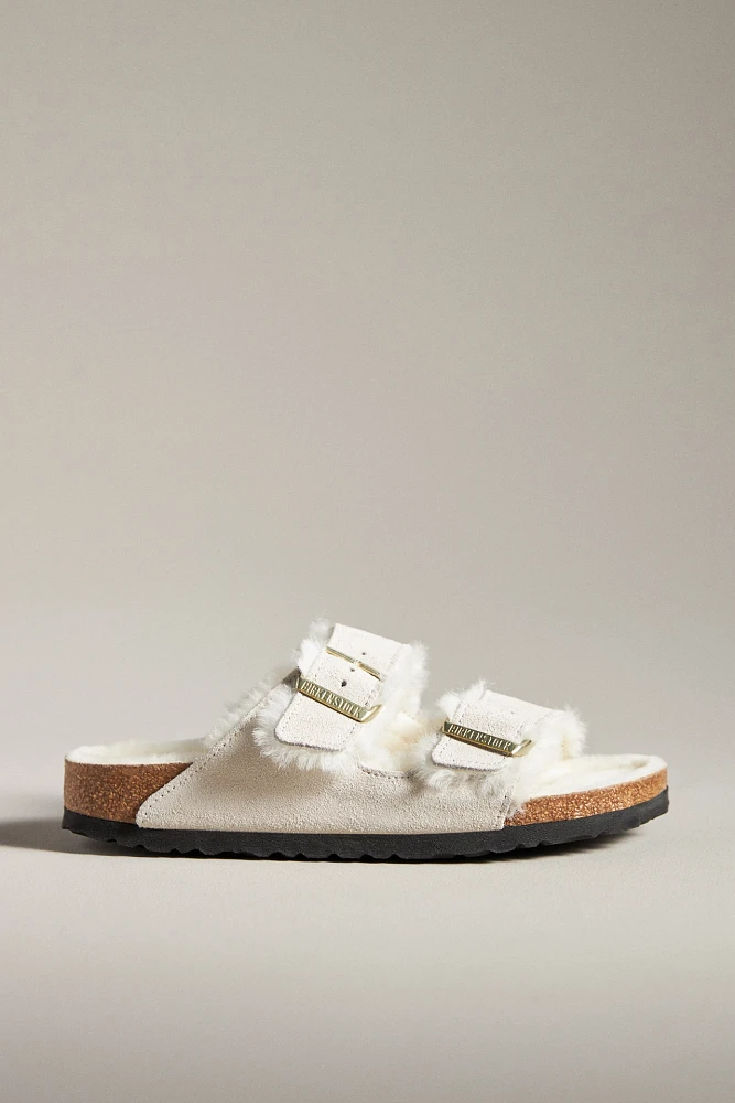 Birkenstock Arizona Shearling-Lined Sandals