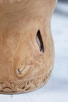 Carved Teak Stool