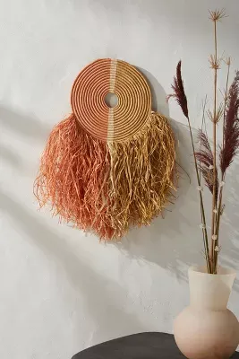 Fringed Disc Wall Hanging