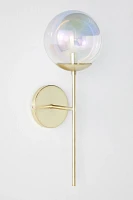 Iridescent Globe Sconce