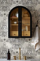 Fern Wood Arch Wall Cabinet