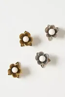 Nena Flower Knobs, Set of 2