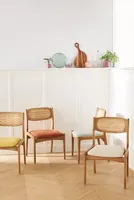 Zoey Caned Armless Dining Chair