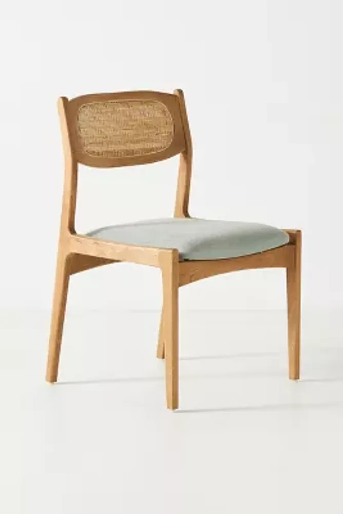 Zoey Caned Armless Dining Chair