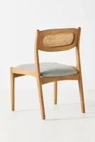 Zoey Caned Armless Dining Chair