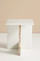 Beau Pieced Marble Side Table