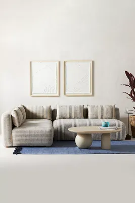 Boro Stripe Kori Modular Armless Sofa